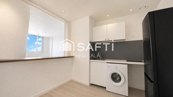 Duplex 2 pièces avec mezzanine loué 1 200 €/mois