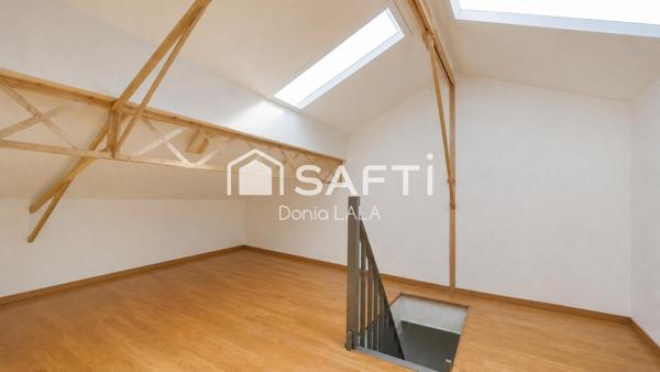 Duplex 2 pièces avec mezzanine loué 1 200 €/mois