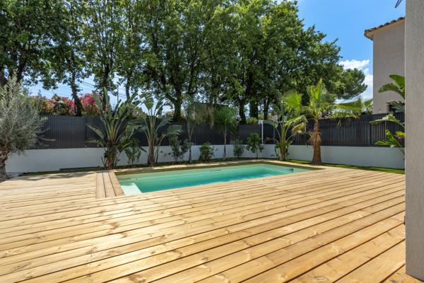 Maison neuve avec piscine