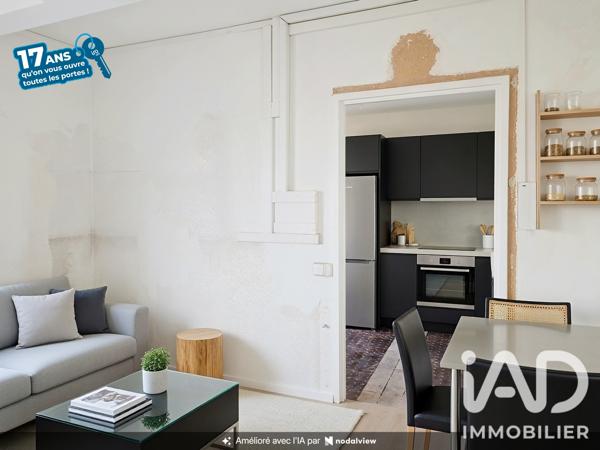 Appartement à vendre 2 pièces 21,56 m² L'Île-Saint-Denis