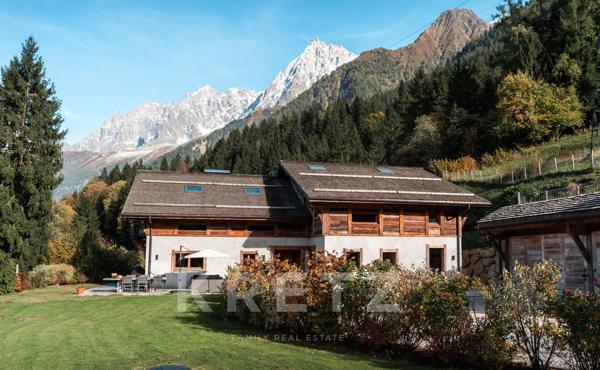 Chalet / ferme exceptionnel au cœur de la vallée de CHAMONIX