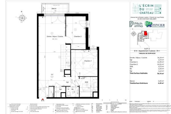 Appartement à CHATENAY MALABRY (92290)