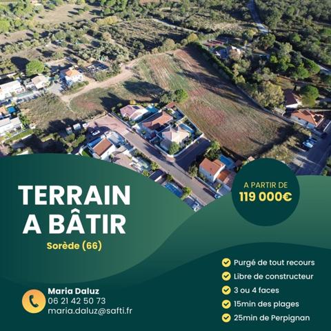 Terrain à bâtir dans lotissement haut de gamme