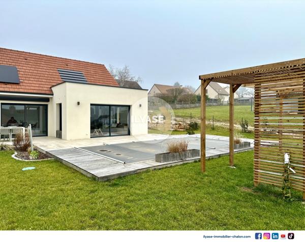 Saint-Léger-sur-Dheune (71510) MAISON 6 PIÈCES 128,05 M² | 4 CH | PISCINE | GARAGE