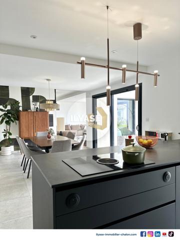 Saint-Léger-sur-Dheune (71510) MAISON 6 PIÈCES 128,05 M² | 4 CH | PISCINE | GARAGE