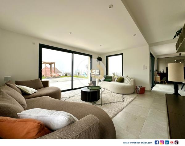 Saint-Léger-sur-Dheune (71510) MAISON 6 PIÈCES 128,05 M² | 4 CH | PISCINE | GARAGE