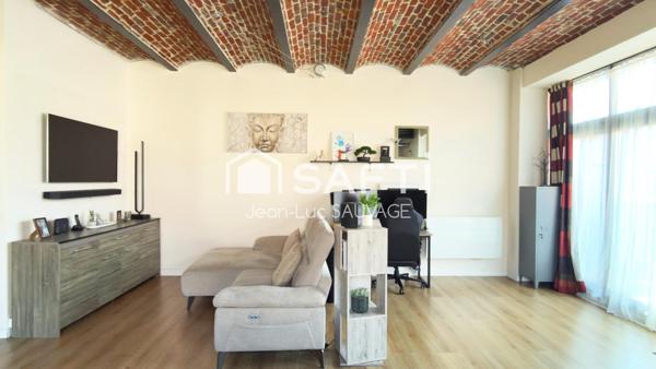 Loft avec cachet 106 m2 - 2 ch - Balcon -  parking