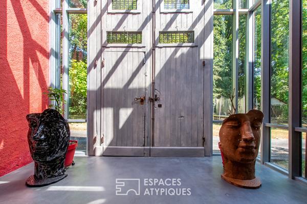 Propriété contemporaine haut de gamme dans un écrin de verdure