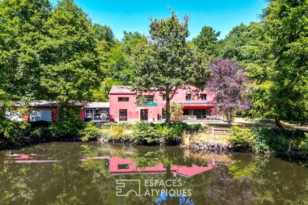 Propriété contemporaine haut de gamme dans un écrin de verdure