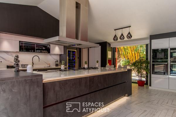 Propriété contemporaine haut de gamme dans un écrin de verdure