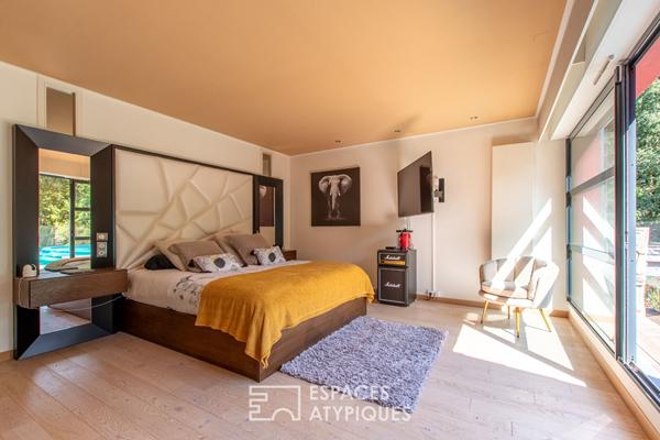 Propriété contemporaine haut de gamme dans un écrin de verdure