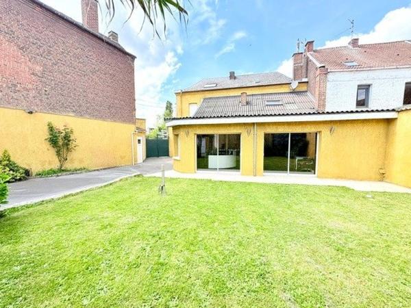 ENSEMBLE IMMOBILIER À SAINT-SAULVE – HABITATION & LOCAL PROFESSIONNEL & DOUBLE GARAGE