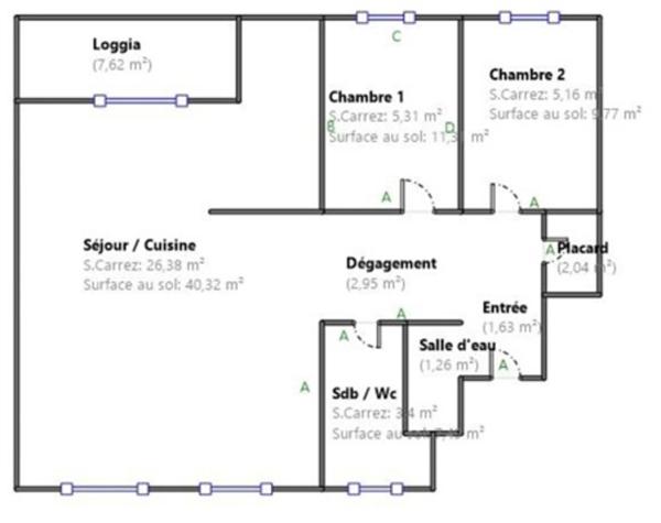 Saint-Mandé-A vendre appartement 5ème et dernier étage-84m2 au sol-terrasse-traversant-Cave- métro L1 et L8