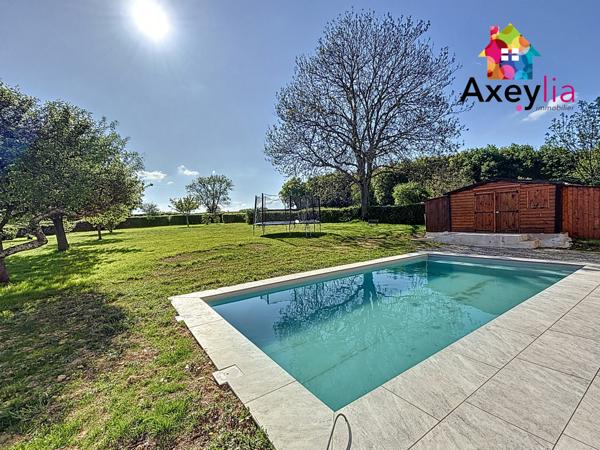 Charlieu (42190) A VENDRE - 5 MIN DE CHARLIEU - MAISON FAMILLIALE, 5 CHAMBRES, TERRAIN ET PISCINE CREUSEE