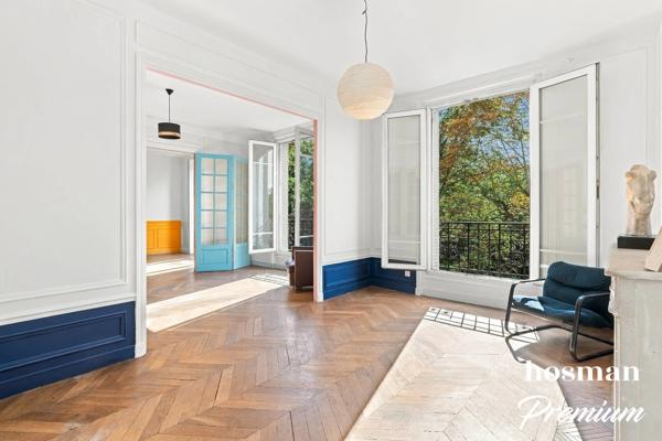 Spacieux 5 pièces de 143 m² - vue sur le parc des Buttes-Chaumont