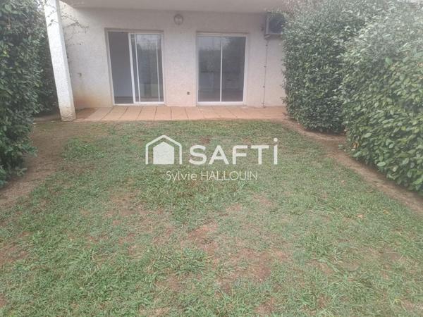 Appt T2 bord de mer avec jardin 86m², parking privé