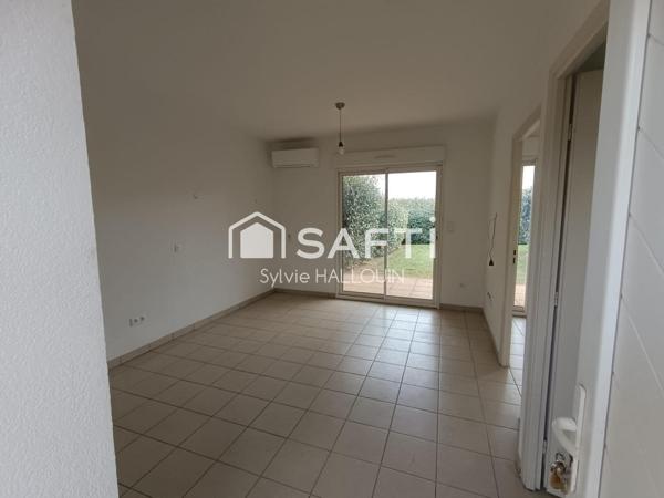 Appt T2 bord de mer avec jardin 86m², parking privé