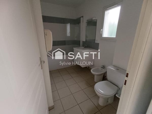 Appt T2 bord de mer avec jardin 86m², parking privé