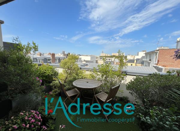 Appartement centre-ville 2 chambres ,terrasse , parking , accès PMR