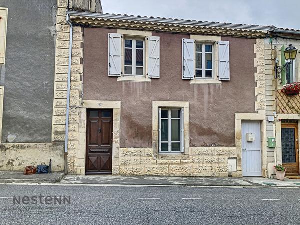 A vendre maison de village secteur Boussens, 4 chambres .Un jardin expose plein sud avec des cours intérieures.