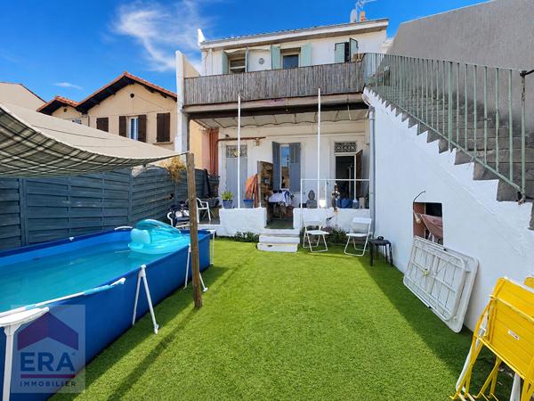 A VENDRE MARSEILLE 13014 BON SECOURS MAISON IMMEUBLE JARDIN STUDIO CAVE  LOCATAIRES INVESTISSEURS