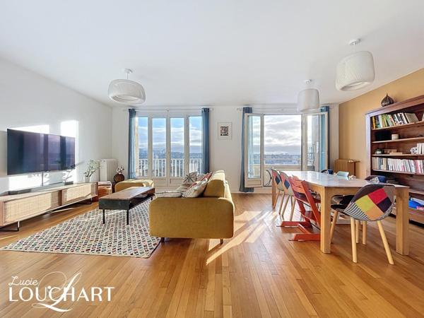 Magnifique Appartement très Lumineux de 92 m² à CACHAN – 9ème et dernier étage entièrement rénové !