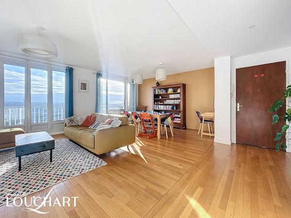 Magnifique Appartement très Lumineux de 92 m² à CACHAN – 9ème et dernier étage entièrement rénové !
