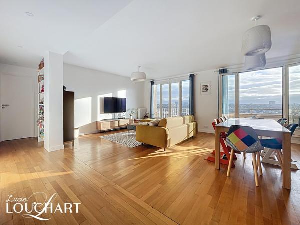 Magnifique Appartement très Lumineux de 92 m² à CACHAN – 9ème et dernier étage entièrement rénové !