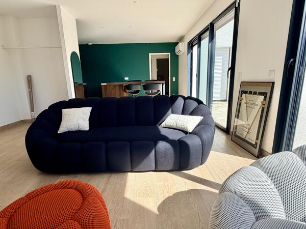 Maison contemporaine de plain pied normes PMR