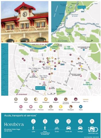 Appartement à vendre 3 pièces 59 m² Dax