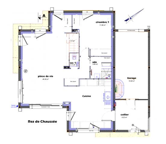 Maison à vendre 6 pièces 108 m² Nozay