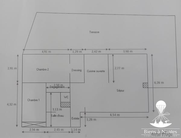 RARE Appartement Nantes 4 pièce(s) , Nantes