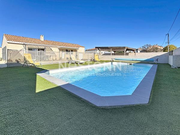 Maison Canet 4 pièce(s) 101 m2 de plain-pied 4 faces avec piscine et pool house