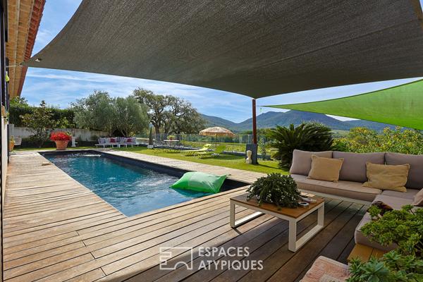 Villa contemporaine au coeur des vignes