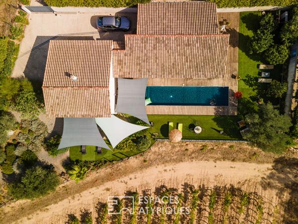 Villa contemporaine au coeur des vignes