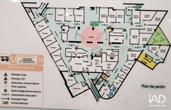 Local d’activité à vendre 875 m² Montreuil