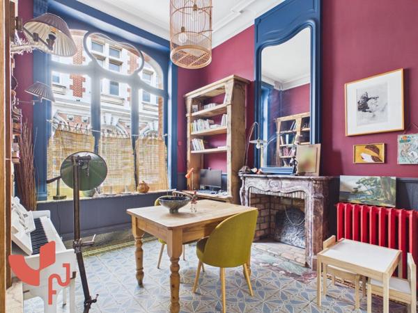 maison 5 chambres, 2 bureaux, avec du cachet