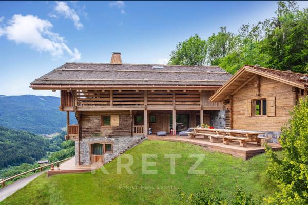 Grand-Bornand - Chalet d’exception avec piscine, spa, salle de sport et vue panoramique sur les Arav