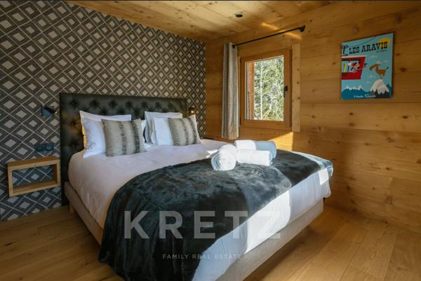 Grand-Bornand - Chalet d’exception avec piscine, spa, salle de sport et vue panoramique sur les Arav