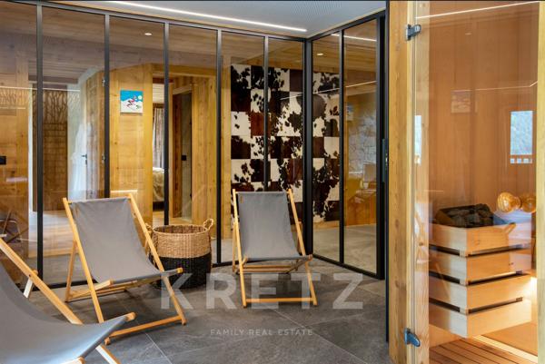 Grand-Bornand - Chalet d’exception avec piscine, spa, salle de sport et vue panoramique sur les Arav