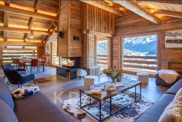 Grand-Bornand - Chalet d’exception avec piscine, spa, salle de sport et vue panoramique sur les Arav