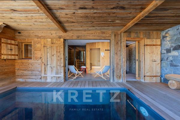 Grand-Bornand - Chalet d’exception avec piscine, spa, salle de sport et vue panoramique sur les Arav