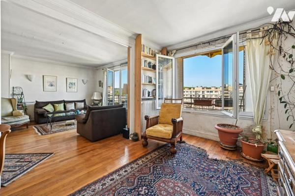 Boulogne Billancourt - Appartement traversant au dernier étage 