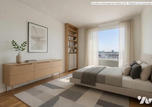 Boulogne Billancourt - Appartement traversant au dernier étage 