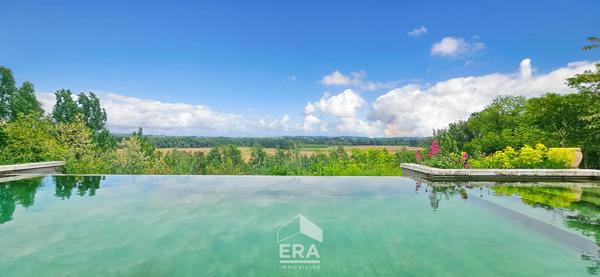 Proche LANGON - ST PARDON DE CONQUES - Belle propriété avec vue , deux maisons, garage, piscine, parcelle de 6000m²