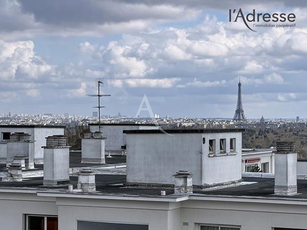 SURESNES/ Maréchal de Lattre de Tassigny - Vue Paris - Appartement Studio 36m² - 1 Cave - 1 BOX