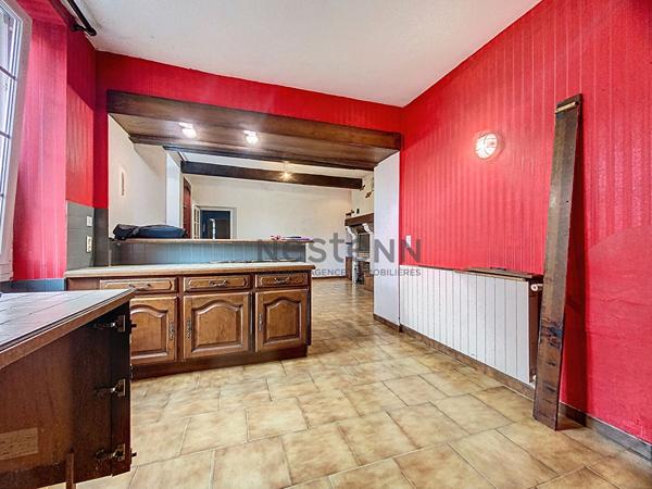 A vendre Maison de village 5 pièces de 134m2, à Ornezan, avec dépendance sur un jardin arboré de