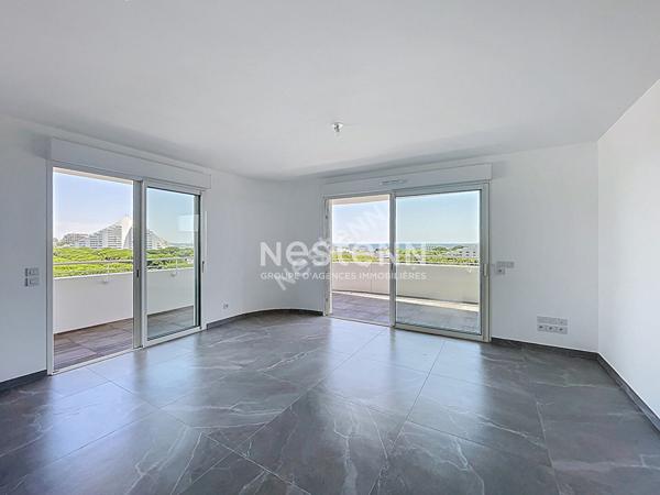 APPARTEMENT ÉTAT NEUF VUE MER T3, TERRASSE, PARKING LA GRANDE MOTTE