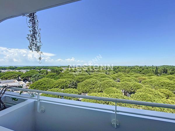 APPARTEMENT ÉTAT NEUF VUE MER T3, TERRASSE, PARKING LA GRANDE MOTTE