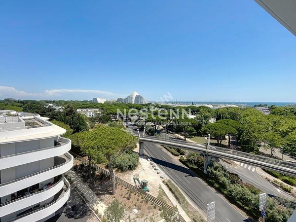 APPARTEMENT ÉTAT NEUF VUE MER T3, TERRASSE, PARKING LA GRANDE MOTTE